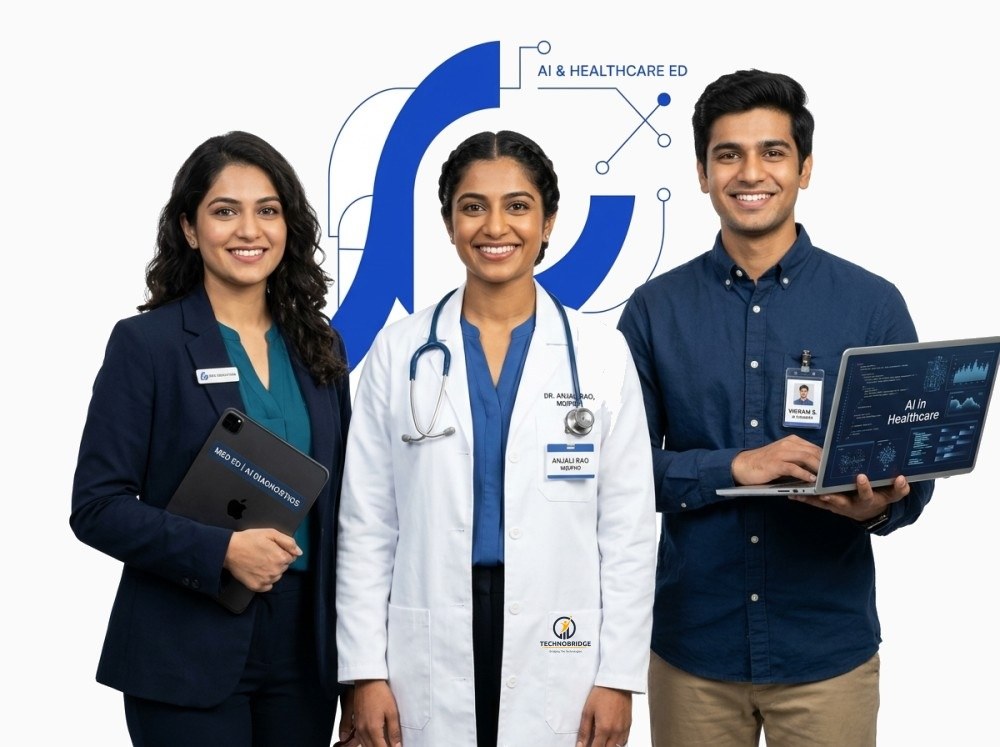 Multi-domain professionals in AI, Tech, Healthcare and Clinical Research at TechnoBridge